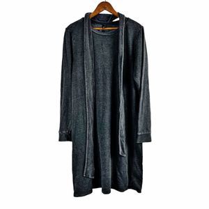 Torrid Gray Pullover Dress With Waist Tie Size 0